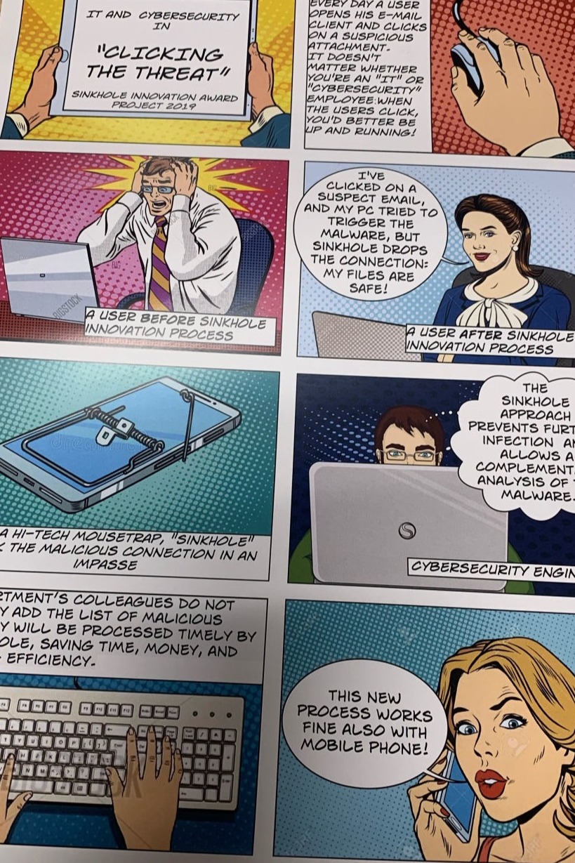 Comics to communicate cybersecurity initiatives by Antonio Rossi